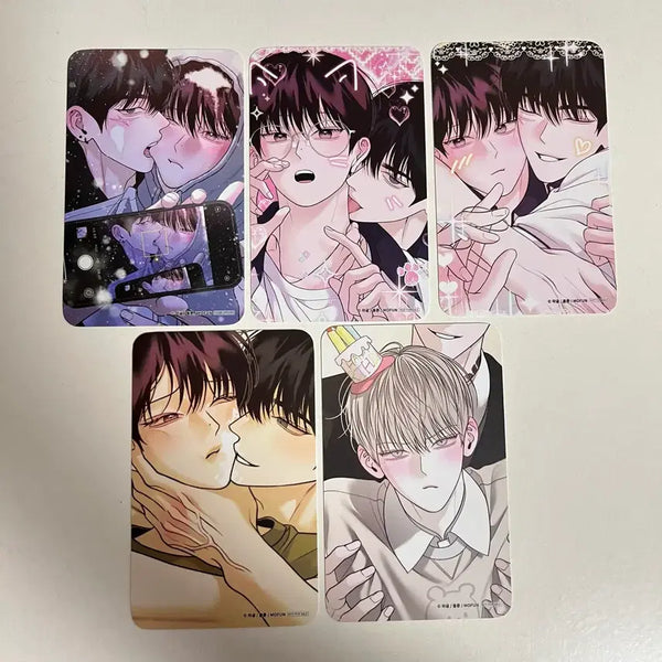 [BUNJANG] Mofun Wagle Artist Exhibition "Monday's Savior" Bundle Set Photocards / [일괄] 모펀 와글작가전 월요일의구원자 엎질러진피 방문포카 포토카드 방포