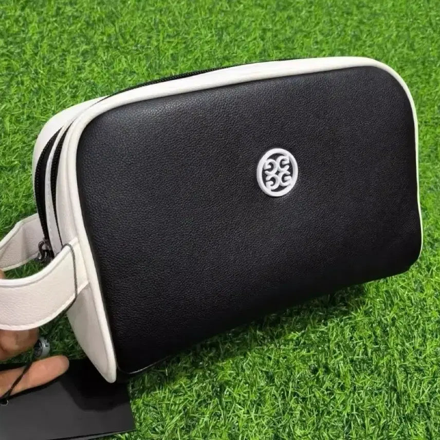 [BUNJANG] G/FORE Pouch Bag Black White / 지포어 파우치백 블랙 화이트