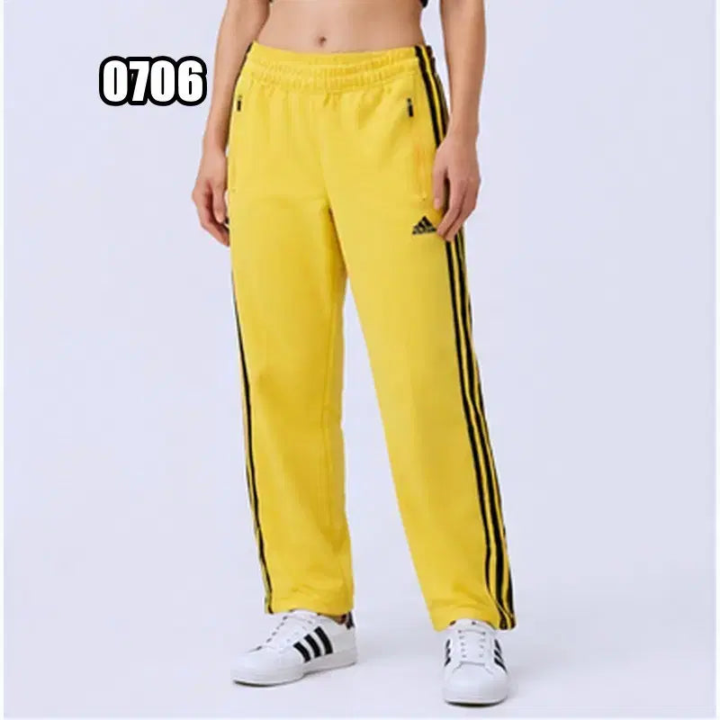 [BUNJANG] Adidas Yellow Black Three-Stripes Track Pants / 34) 아디다스 옐로우 블랙 삼선 트랙 팬츠