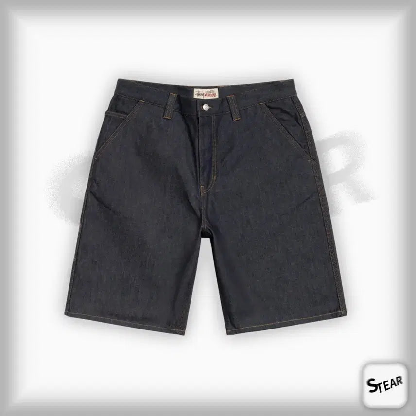 [BUNJANG] Stussy Work Gear Denim Shorts / 스투시 워키기어 데님 숏츠