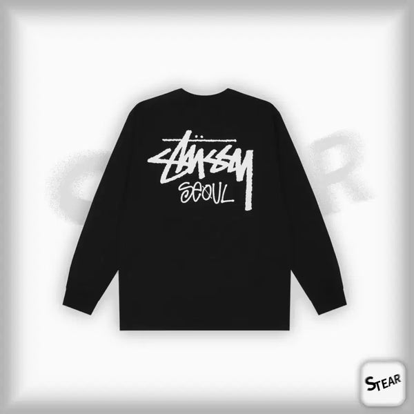 [BUNJANG] Stussy Stock Seoul Longsleeve / 스투시 스탁 서울 롱슬리브