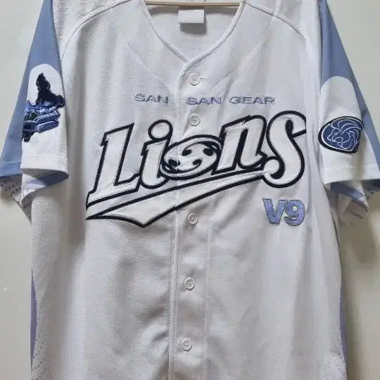 [BUNJANG] Samsung Lions Sansan Gear Collaboration Uniform White, Size S / 삼성라이온즈 산산기어 유니폼 화이트 S