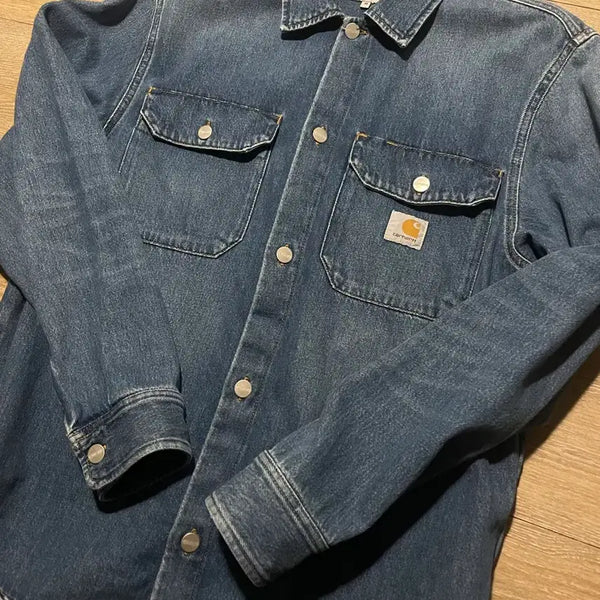 [BUNJANG] Carhartt Denim Shirt / 칼하트 데님 셔츠  (M size 새상품급)