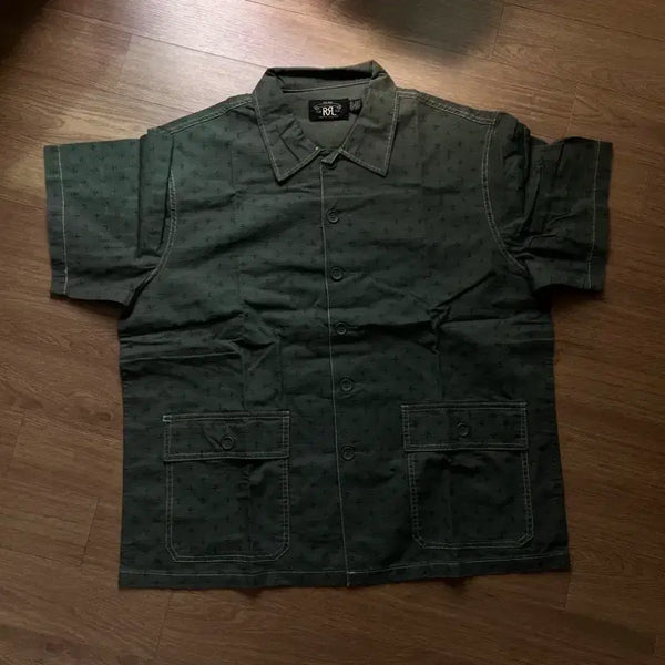 [BUNJANG] RRL Ripstop Short Sleeve Shirt XXL / RRL 립스탑 반팔셔츠 xxl