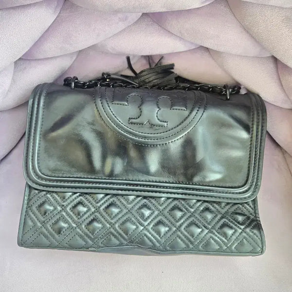 [BUNJANG] Tory Burch Flare Shoulder Bag Black / 토리버치 플레어 숄더백 블랙