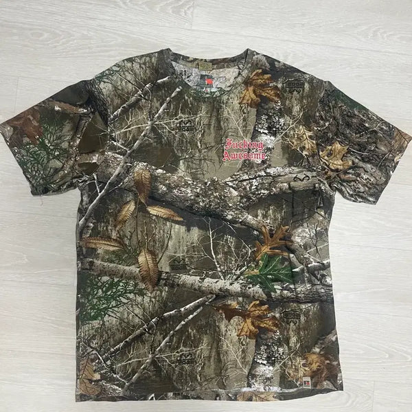 [BUNJANG] Fucking Awesome Realtree Camo Short Sleeve T-Shirt XL / 퍼킹어썸 리얼트리 카모 반팔 XL