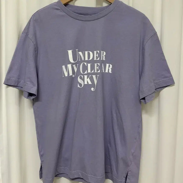 [BUNJANG] Polham Purple Graphic Lettering T-shirt / 폴햄 퍼플 그래픽 레터링 반팔 티셔츠