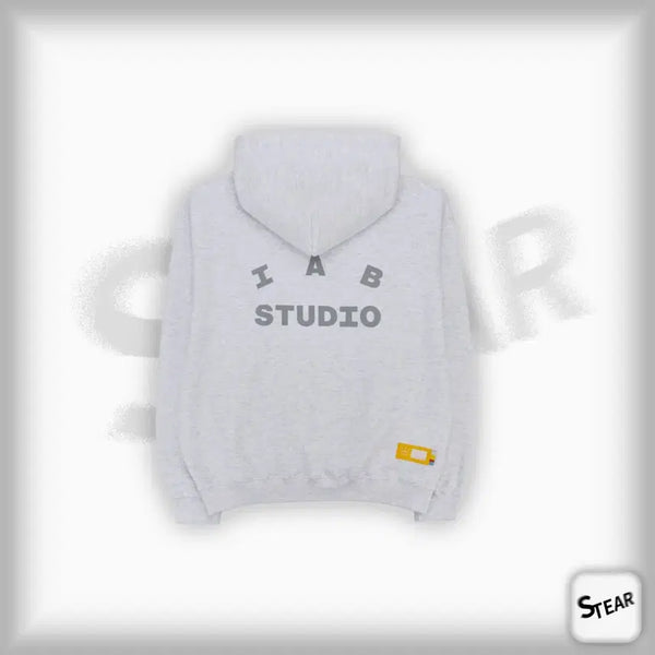 [BUNJANG] IAB Studio Hooded Sweatshirt Grey / IAB 스튜디오 후드티 그레이