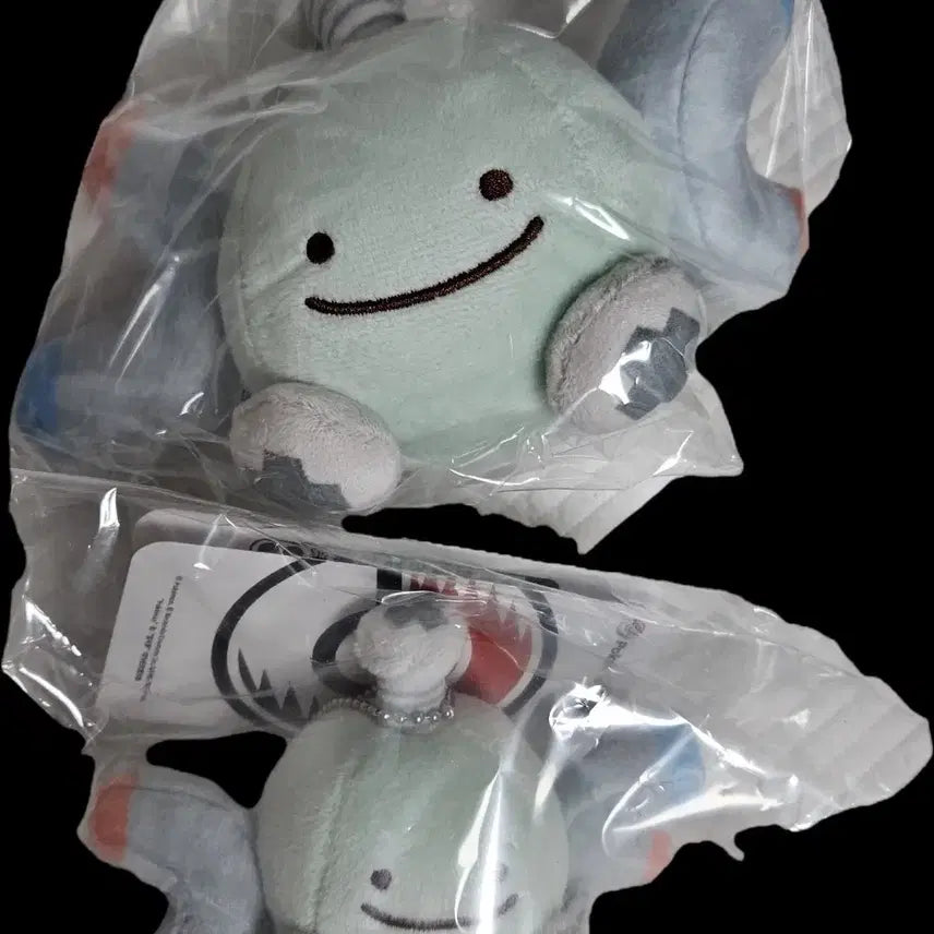 [BUNJANG] Pokemon Transformation Ditto & Magnemite Medium Plush Mascot Keychain Bundle / 포켓몬스터 변신 메타몽 코일 중형 인형 마스코트 키링 인형 일괄