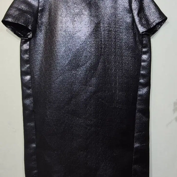 [BUNJANG] Maje Black Pearl-Effect Dress / 마쥬 블랙 펄감 원피스 (1)