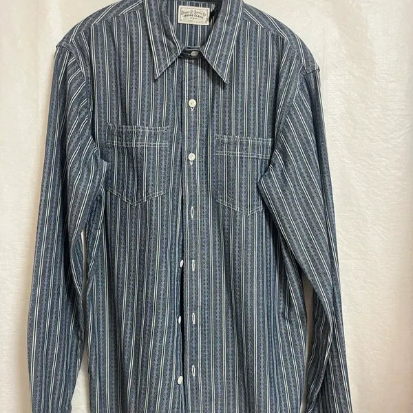 [BUNJANG] RRL Dobby Stripe Shirt Size S / rrl 도비스트라이프 셔츠 S