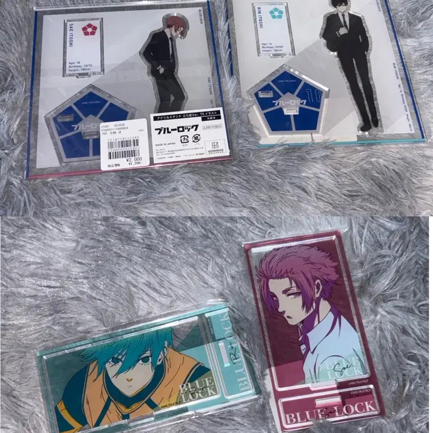 [BUNJANG] BLUELOCK Itoshi Sae/Rin Baseyard Pop Tone Acrylic Bundle Set / 블루록 이토시 사에/이토시 린 베이스야드, Pop tone 아크릴 일괄