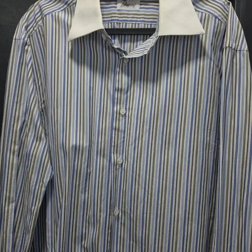 [BUNJANG] Brioni Striped Dress Shirt / 브리오니 brioni 스트라이프 셔츠
