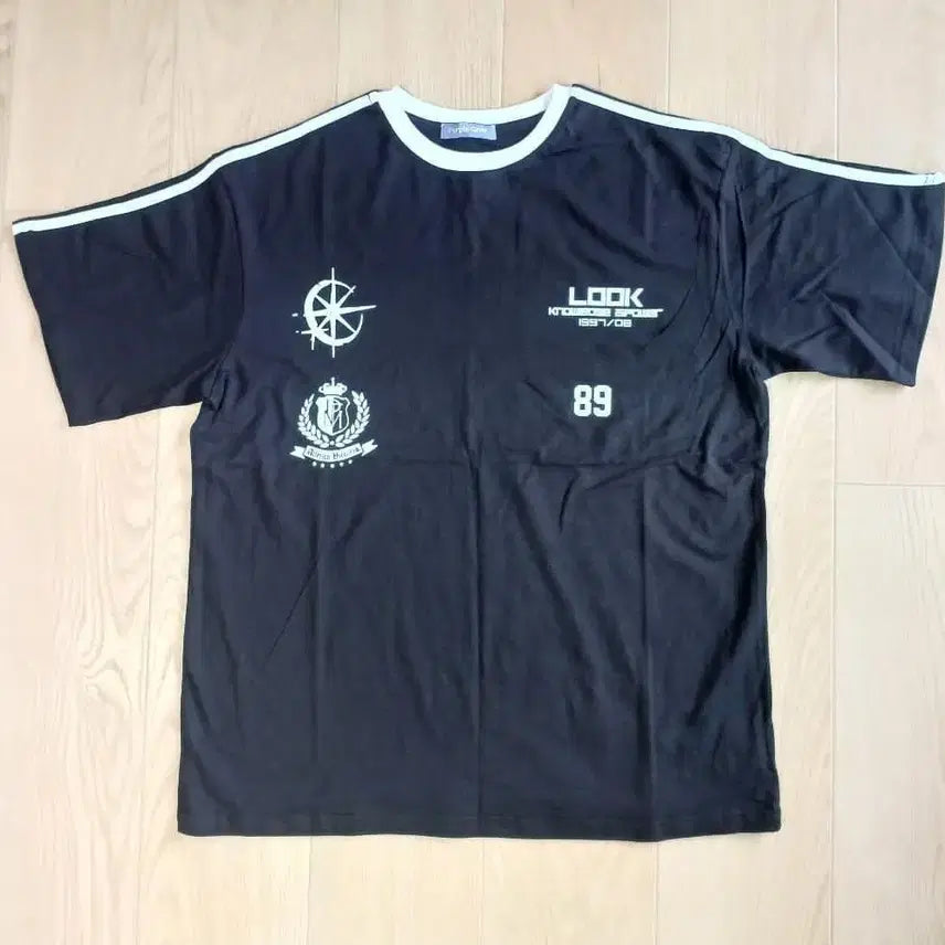 [BUNJANG] Unisex Black T-Shirt XL / 남녀공용 블랙 반팔티 XL(새상품)