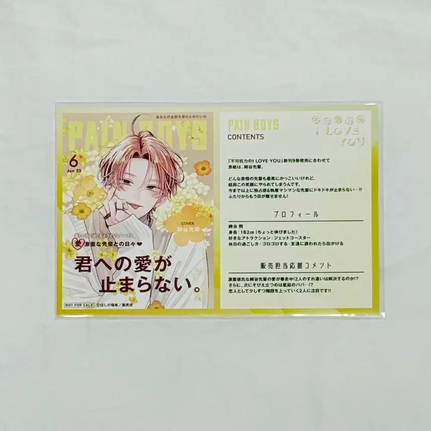 [BUNJANG] Fallen to You Tsutaya Japan POB / 불가항력의 I LOVE YOU 츠타야 일본 특전 굿즈