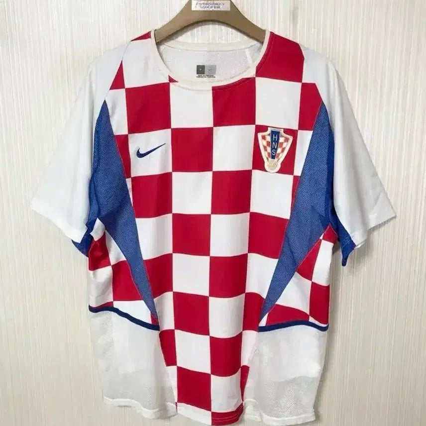 [BUNJANG] Nike Croatia 2002 Home Dual Layer Player Issue Jersey / [s] 나이키 02 크로아티아 홈 듀얼레이어