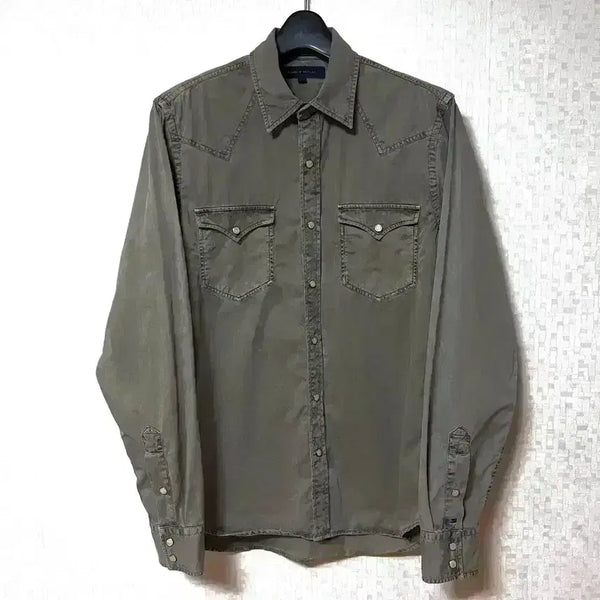 [BUNJANG] Tommy Hilfiger Western Shirt / [S,90]타미힐피거 웨스턴 셔츠 남방 타미