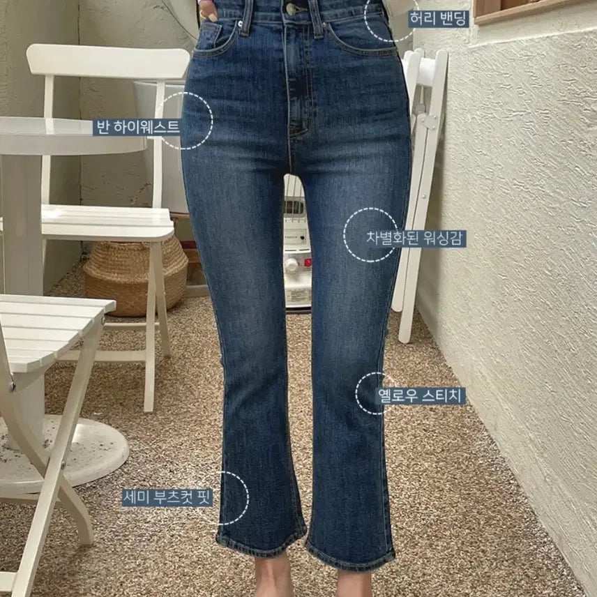 [BUNJANG] Sohnyo Recipe Blue Ocean Bootcut Denim Pants (Water Blue/L) / 소녀레시피 블루오션 부츠컷 데님팬츠(워터블루/L/기본ver) 판매