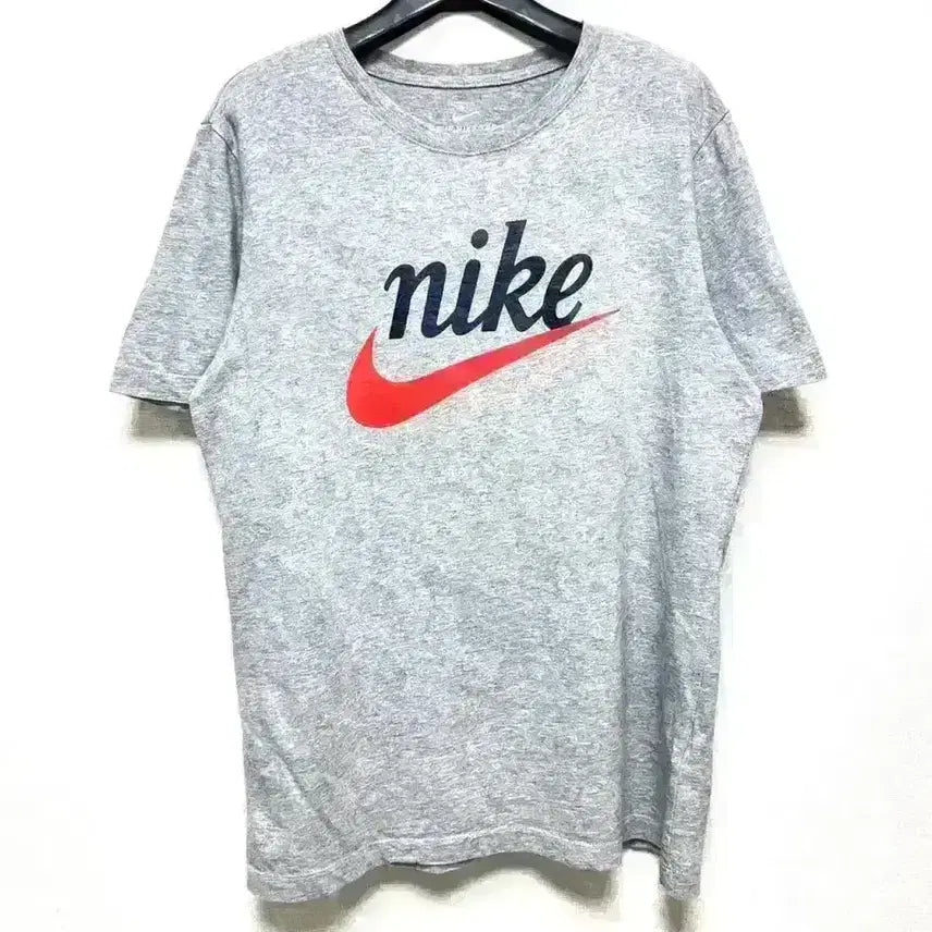 [BUNJANG] Nike Big Logo Short Sleeve T-Shirt Grey / [M,95]나이키 빅로고 반팔티 그레이
