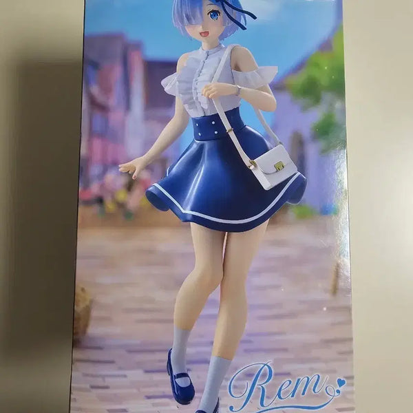 [BUNJANG] Furyu Re:Zero Rem Date Plan Figure (Sealed) / (미개봉) 후류 리제로 렘 데이트플랜 피규어