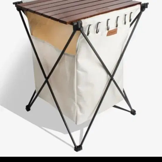 [BUNJANG] Tuman Wooden Basket Table Camping Table / 튜맨 바스켓 우드 테이블 캠핑테이블