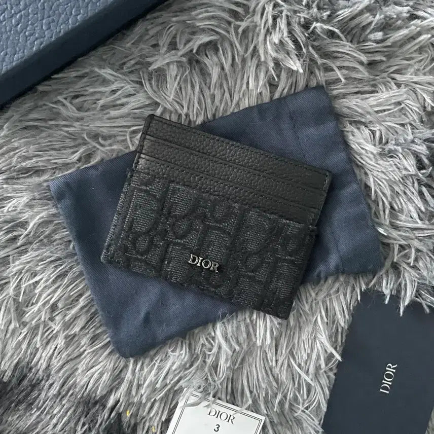[BUNJANG] Dior Oblique Card Holder Black / [새상품급/신형/풀구성] 디올 오블리크 카드지갑