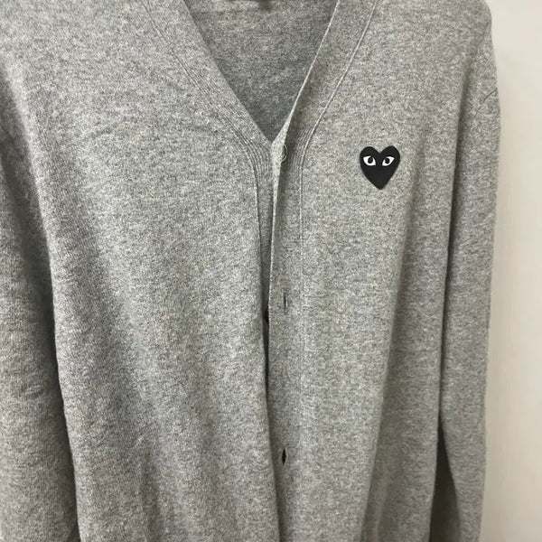 [BUNJANG] Comme des Garçons Cardigan Grey XL / 꼼데가르송 가디건