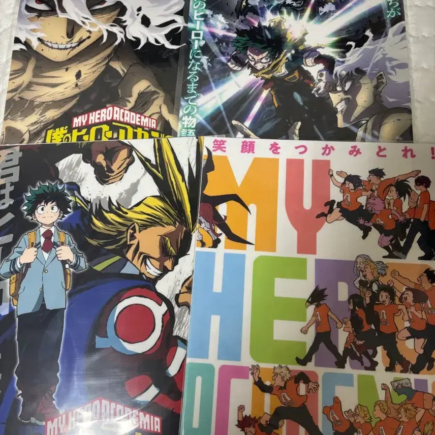 [BUNJANG] My Hero Academia Ichiban Kuji Lot of 4 Posters / 나히아 제일복권i상 포스터4개일괄