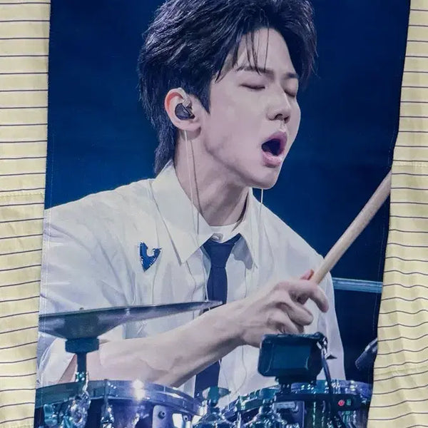 [BUNJANG] Day6 Dowoon Navy Reflective Slogan / 원가이하) 데이식스 도운 반사 슬로건 네이비