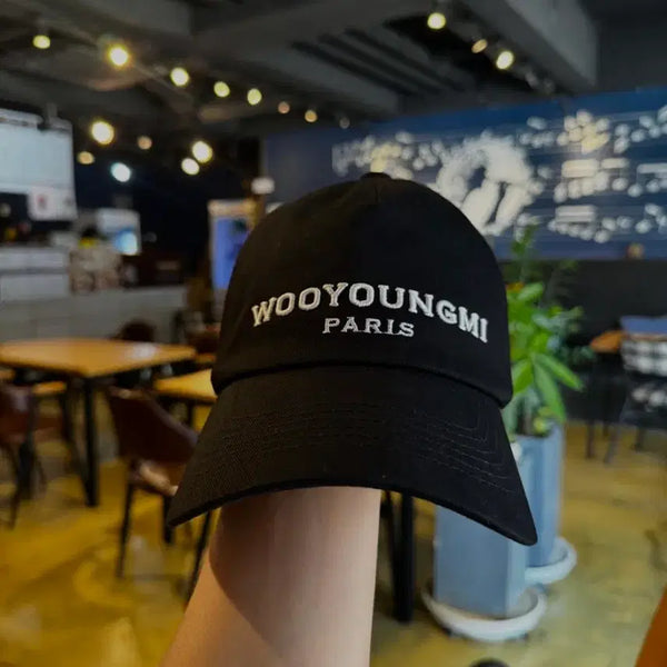 [BUNJANG] Wooyoungmi Paris Ball Cap Black / 우영미 파리 볼캡 블랙