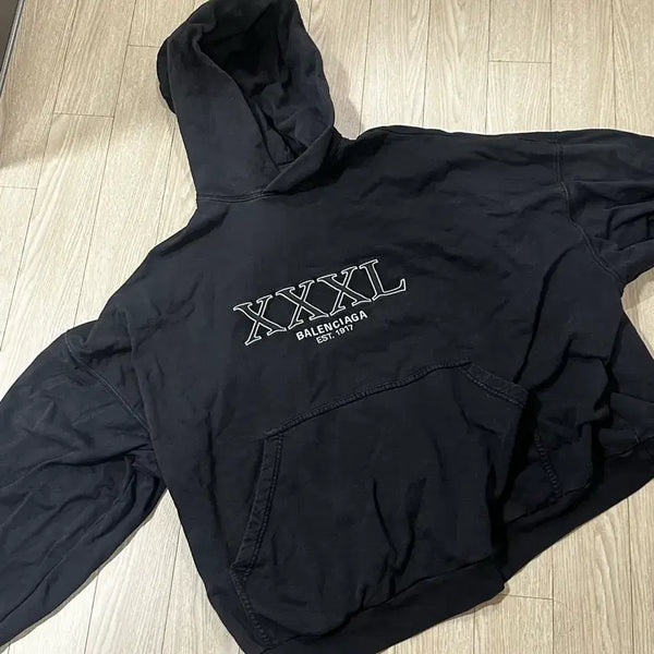 [BUNJANG] Balenciaga XXXL Hoodie Size 2 / 발렌시아가 xxxl 3xl 후드 2size