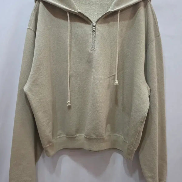 [BUNJANG] Auralee Women's Half-Zip Hoodie / (정품)오라리 여성 하프집업 후드티_매장판