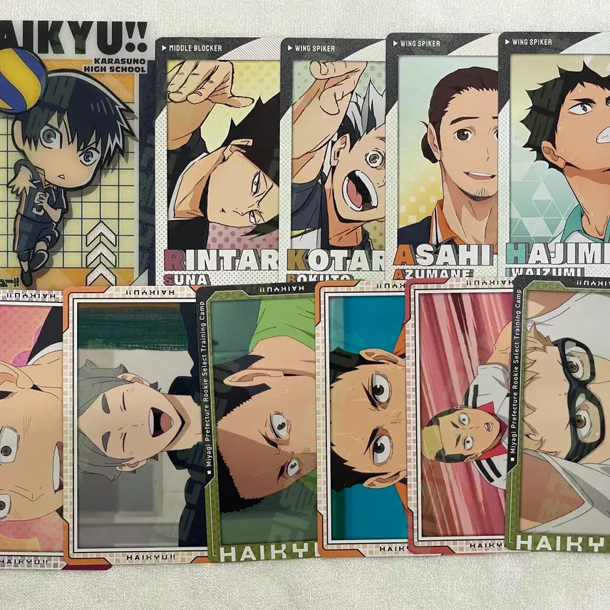 [BUNJANG] Haikyuu!! Snap Myde Pasa Card Tsukishima Sugawara Atsumu Bokuto Suna Kageyama / 하이큐 스냅마이드 파샤 카드 츠키시마 스가 아츠무 보쿠토 스나 카게야마
