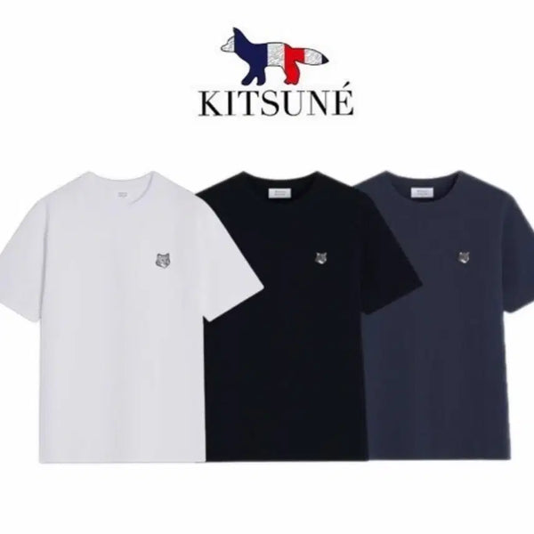 [BUNJANG] Maison Kitsuné Grey Fox Head Short Sleeve T-Shirt (3 Colors) / 정품/새상품)메종 키츠네 그레이 폭스 헤드 반팔 티셔츠 3컬러