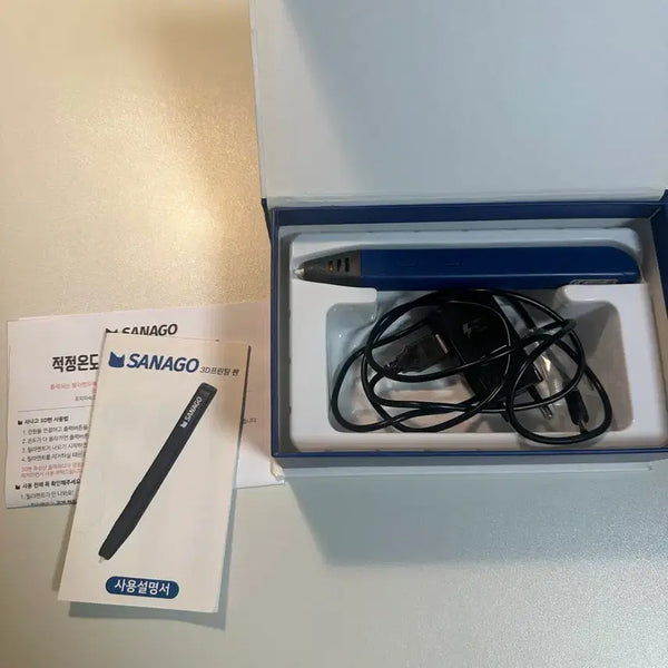 [BUNJANG] Sanago 3D Printing Pen Blue Full Box / 사나고 3D 프린팅 펜 블루 풀박스