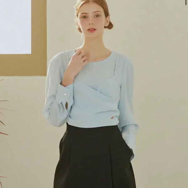 [BUNJANG] MICANE Starlight Bustier Blouse / MICANE 스타라이크 뷔스티에 블라우스