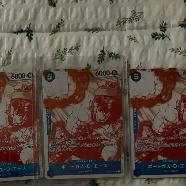 [BUNJANG] One Piece 3rd Anniversary Promo Pack Ace Card Set / 원피스 3주년 프로모팩 에이스 카드 세장 일괄