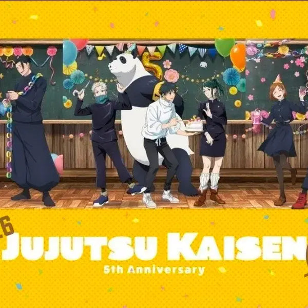 [BUNJANG] Jujutsu Kaisen 5th Anniversary Cafe Collaboration Random Keychain & Coaster Set / 주술회전 카페 2026 5주년 카페 콜라보 랜덤키링,코스터 판매