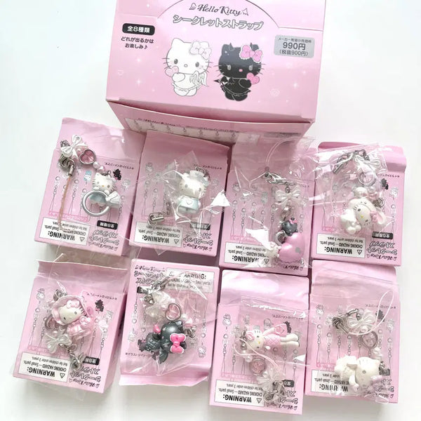 [BUNJANG] Sanrio Hello Kitty Angel Devil Secret Mascot Strap Full Box Set / 산리오 헬로키티 천사악마 시크릿 마스코트 스트랩 풀박스 킽스