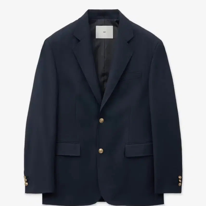 [BUNJANG] TNGT Navy Gold Button Blazer Jacket 105 / TNGT 네이비 금장 버튼 블레이저 자켓 105