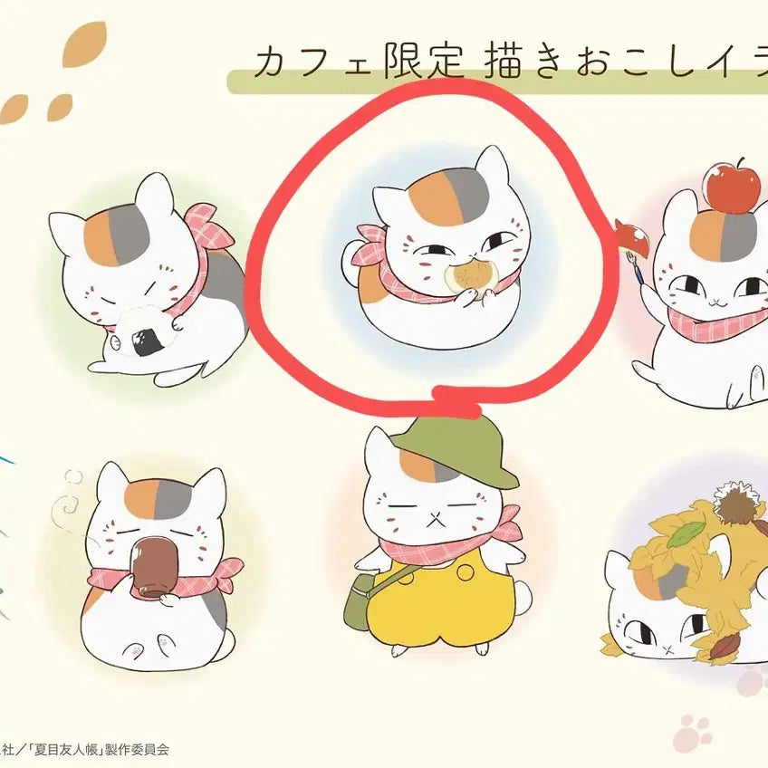 [BUNJANG] Natsume's Book of Friends Nyanko-sensei Acrylic Keychain / 나츠메우인장 냥코센세 아크릴 키링