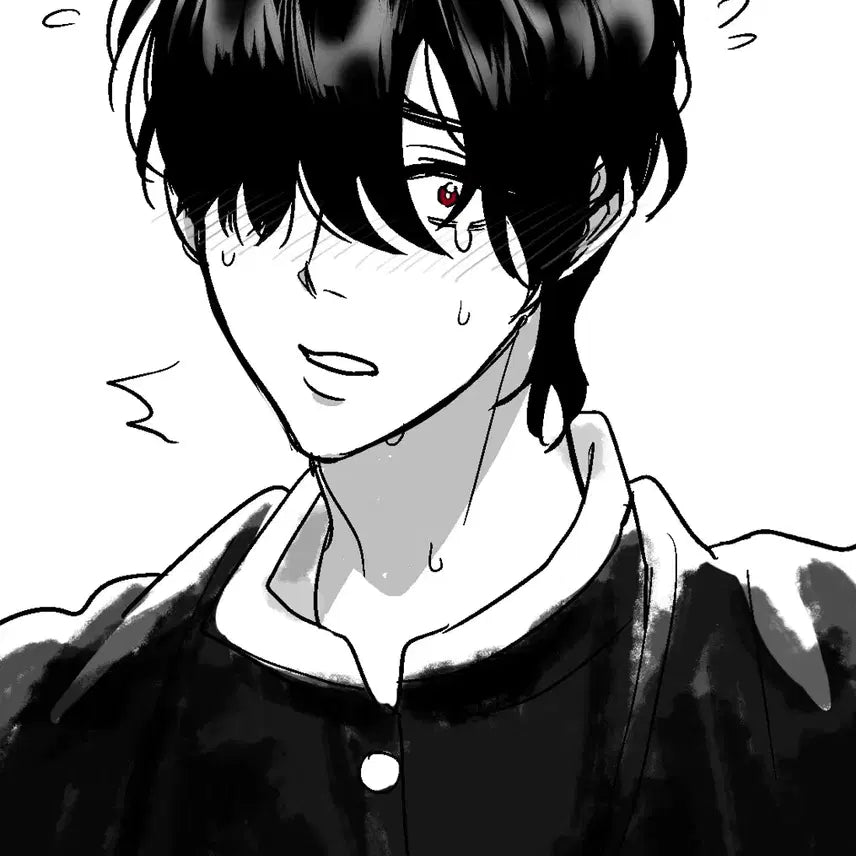 [BUNJANG] Black and White Ink Commission / 흑백 먹칠로 그림커미션