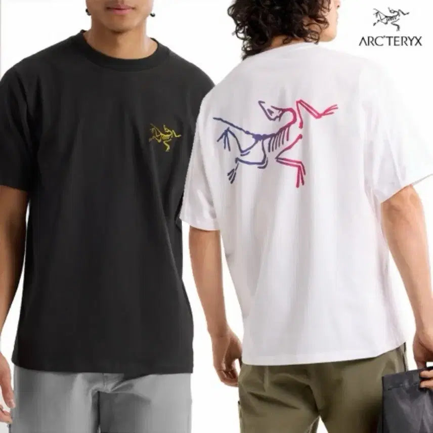 [BUNJANG] Arc'teryx Cragg Big Logo T-Shirt (Unisex, 2 Colors) / 정품/새상품)아크테릭스 크래그 빅로고 반팔 티셔츠 2컬러 (남녀공용)