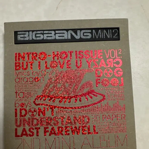 [BUNJANG] BIGBANG 2nd Mini Album 'Last Farewell' / 빅뱅 BIGBANG 2집 미니앨범 LAST FAREWELL