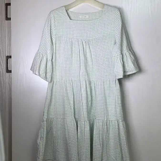 [BUNJANG] Girl's Sensibility Check Mini Dress / 소녀감성 체크 미니원피스 / 55