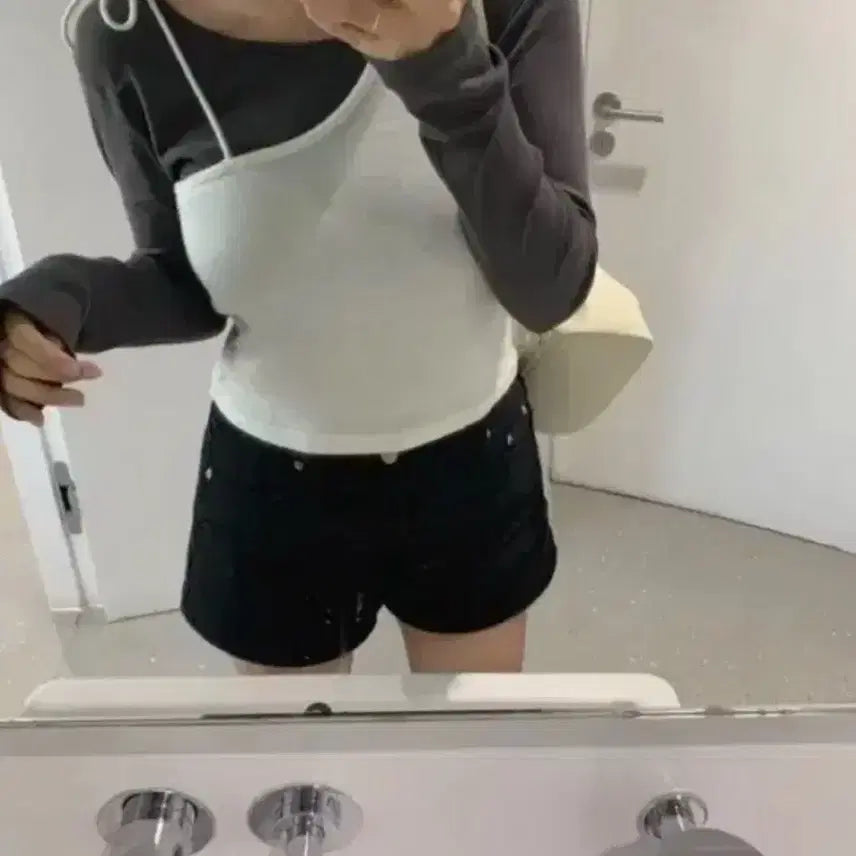 [BUNJANG] LIZ NEWS New Roha Denim Shorts Black XS / 리즈 뉴로하 데님 쇼츠 블랙 xs