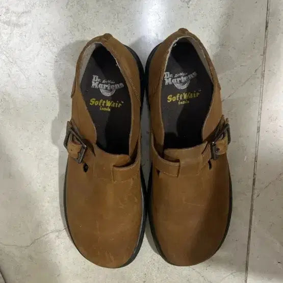 [BUNJANG] Dr. Martens Patricia Buckle Strap Sandals Brown / 닥터마틴 페트리샤 브라운 240