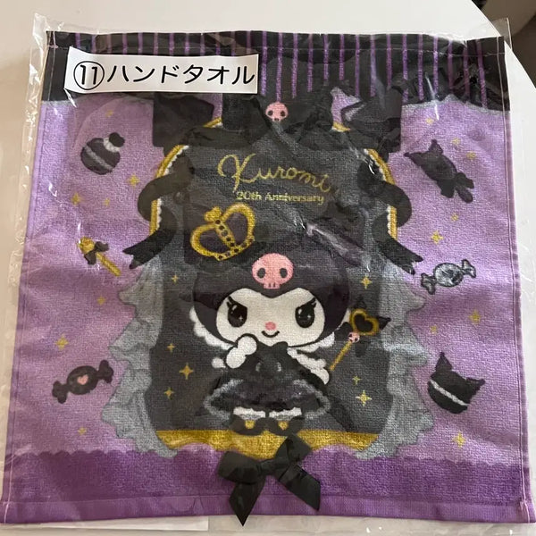 [BUNJANG] Sanrio Kuromi 20th Anniversary Hand Towel / 산리오 쿠로미 쿠지 11번 20주년 핸드타월 손수건