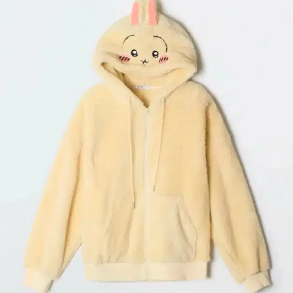 [BUNJANG] SPAO Usagi Fleece Zip-up Hoodie (Size S) / 스파오 우사기 후리스 개봉 s사이즈