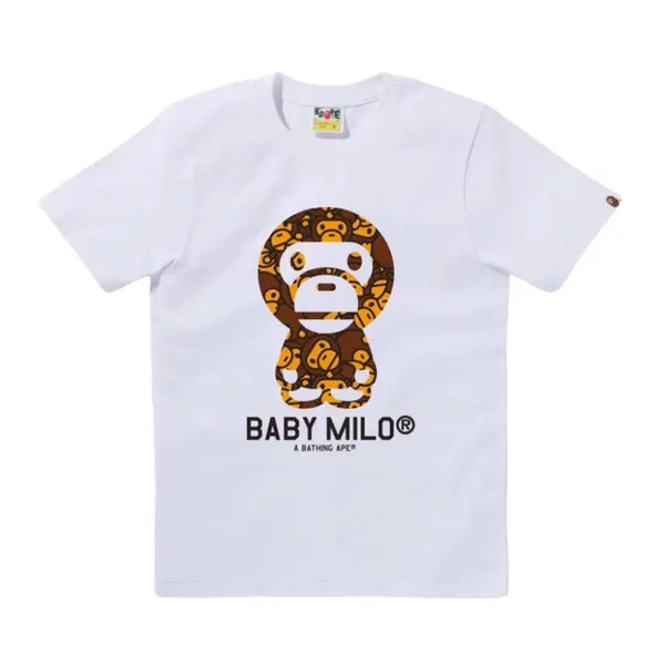 [BUNJANG] BAPE Milo T-Shirt White / 베이프 올 베이비 마일로 티셔츠 화이트